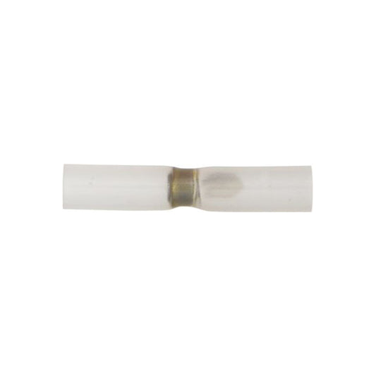 Heat Shrink Butt Connectors Solder Clear Stripe for 0.1–0.5mm² Cable (3:1 Shrink Ratio) Pack of 10
