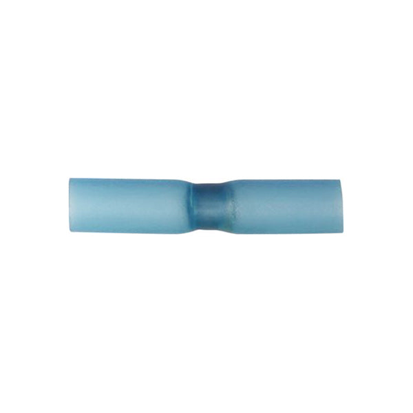 Heat Shrink Butt Connectors Solder Blue Stripe for 1.0–2.5mm² Cable (3:1 Shrink Ratio) Pack of 10