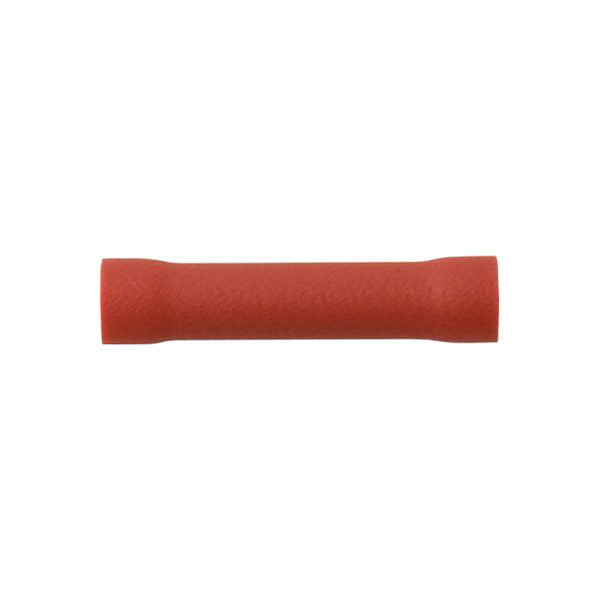 Red Fully Insulated Butt Connectors 3.3mm Cable 0.5-1.5 square mm Pack of 1,000