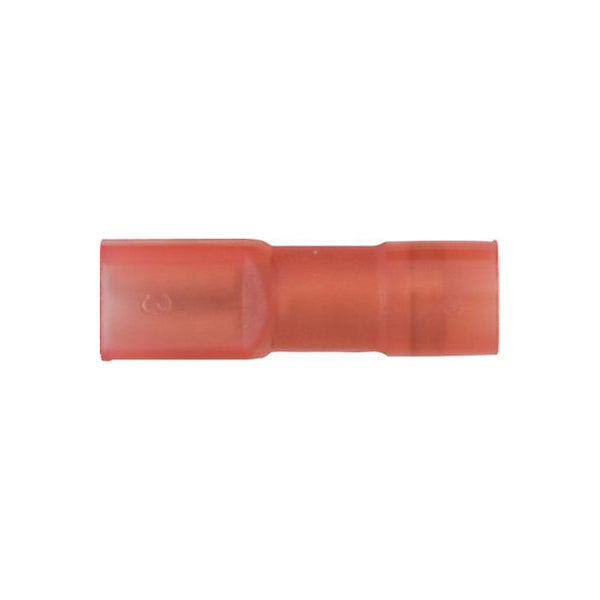Red Fully Insulated Female Terminals 2.8mm for 0.5–1.5mm² Cable Pack of 100