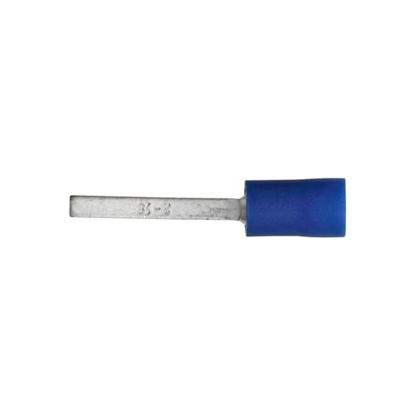 Blue Blade Terminals 18mm x 2.3mm for 1.5–2.5mm² Cable Pack of 100