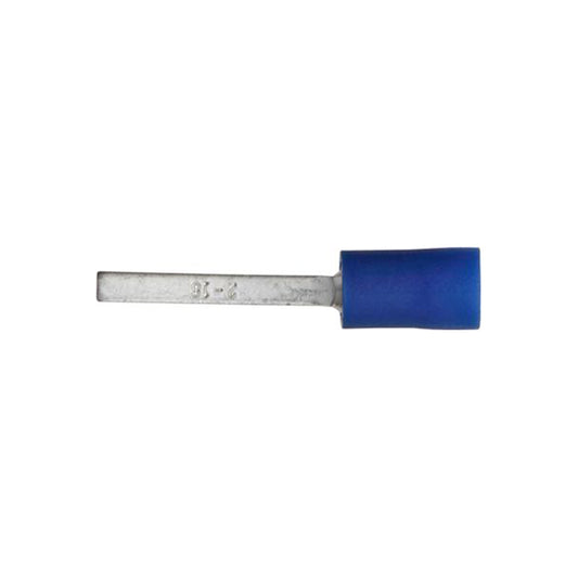 Blue Blade Terminals 18mm x 2.3mm for 1.5–2.5mm² Cable Pack of 100