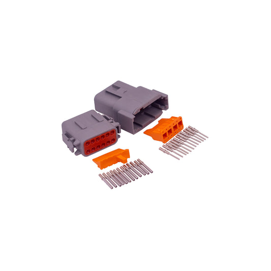 DTM Connector 12?Way Waterproof Kit with Pins & Wedges (Compact Size for Limited Space) Qty 1 Kit