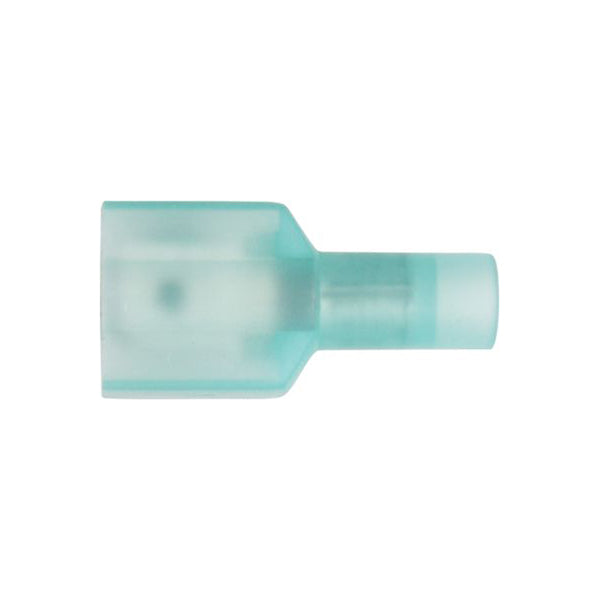 Fully Insulated Blue Female Terminals 6.3mm for 1.5–2.5mm² Cable Pack of 100