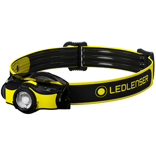 LEDLENSER LEDLENSER LED Head Torch - 200lm, 1 x AA Battery, IP54, 2 Modes, 60° Adjustable Beam Qty 1