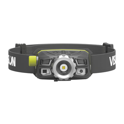 VISION VISION LED Head Torch - 350lm Motion Sensor, USB Rechargeable, IP65 Rated, 3 Light Modes Qty 1