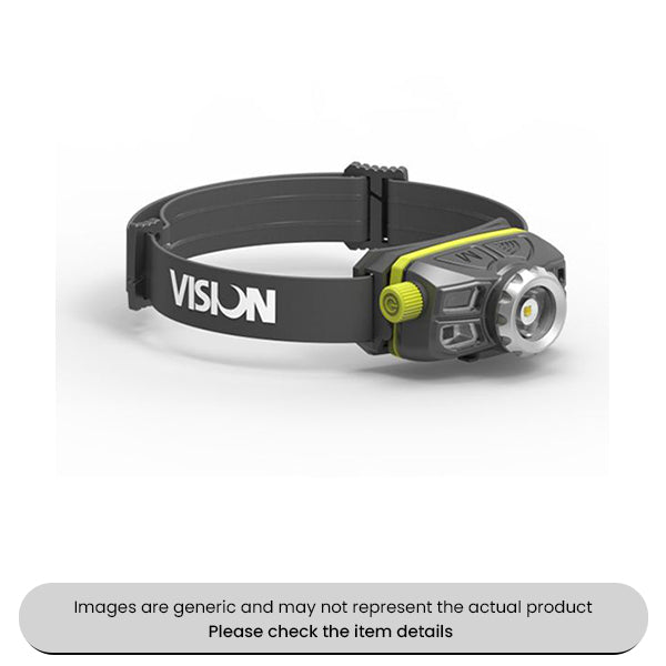 Waterproof Vision LED Motion Sensor Head Torch 5W 350 Lumen Pack Qty 1