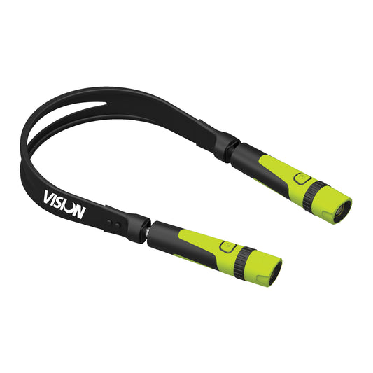 VISION VISION Flexible LED Neck Torch - 300lm, Dual Heads, USB?C Rechargeable, IP44/IK07, 7–8hr Runtime Qty 1