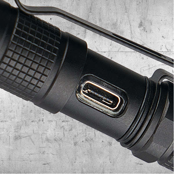 VISION Rechargeable Penlight 300lm USB?C Charging IP65 IK08 3 Modes Runtime 3–12hr Qty 1