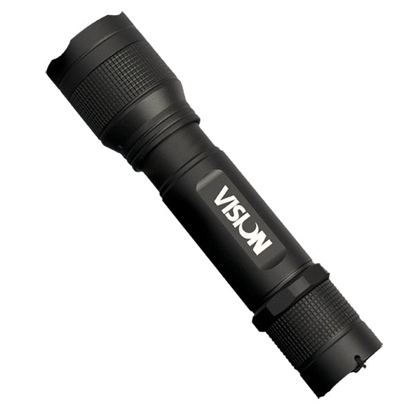 VISION VISION Pro Rechargeable Torch - 1,500lm Boost, USB?C Charging, IP65/IK08, Includes AAA Battery Case Qty 1