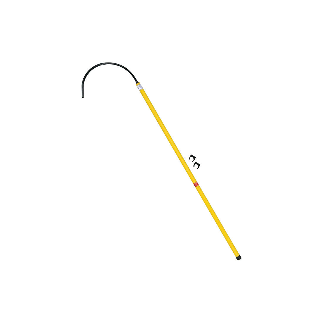 EV Rescue Safety Pole - 145cm Length, Electrically Insulated Hook, NF EN50508 & CEI61235-S Compliant, Rated 45kV Qty 1