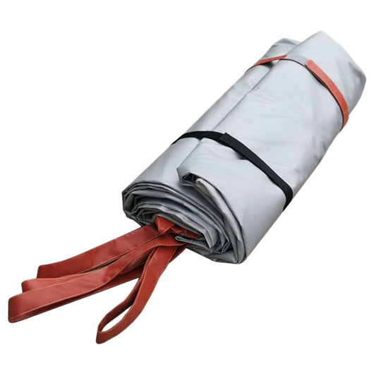 EV Car Fire Blanket - 8m x 6m, Quartz Material with Silicon Coating, Heat Resistance 1000°C Continuous / 1600°C Spikes Qty 1