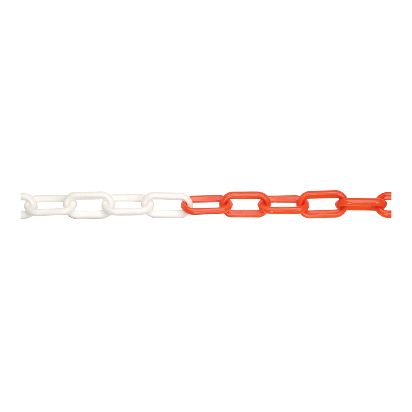EV Safety Chain - Red/White, 6mm x 25m, High Visibility, 60kg Breaking Strain, For Vehicle Work Area Qty 1