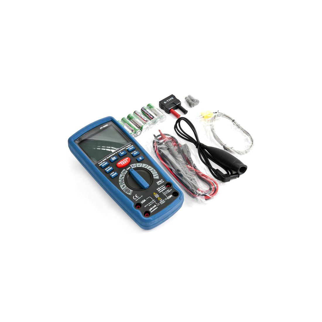 EV Multimeter - CAT III 1000V / CAT IV 600V, With Insulation Test Facility, Continuity & Diode Test Qty 1