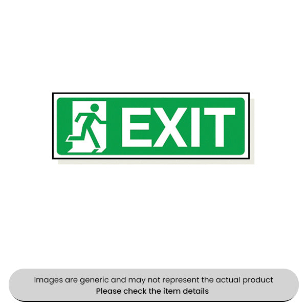 Exit Running Man Foamex 120X360MM Pack Qty 1
