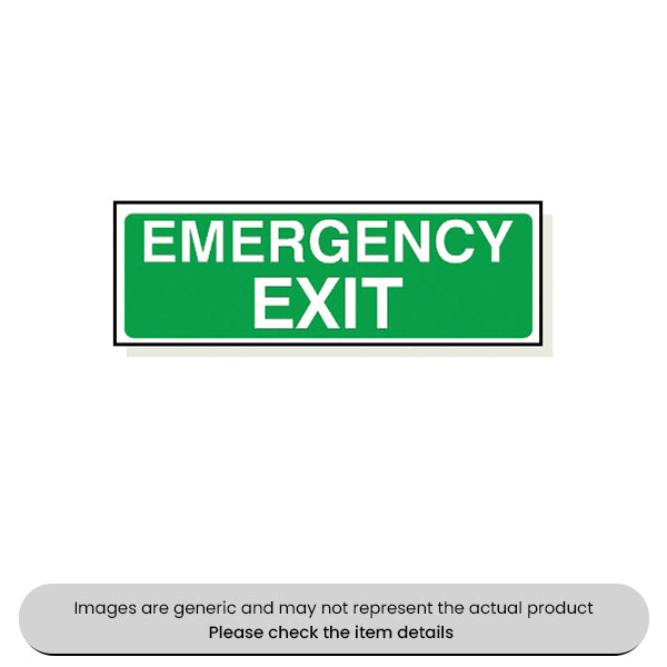 Emergency Exit Adhesive 120X360MM Pack Qty 1