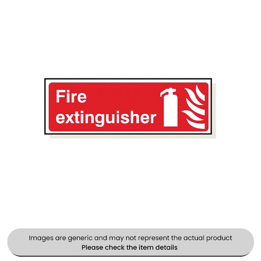 Fire Extinguisher Adhesive 120X360MM Pack Qty 1