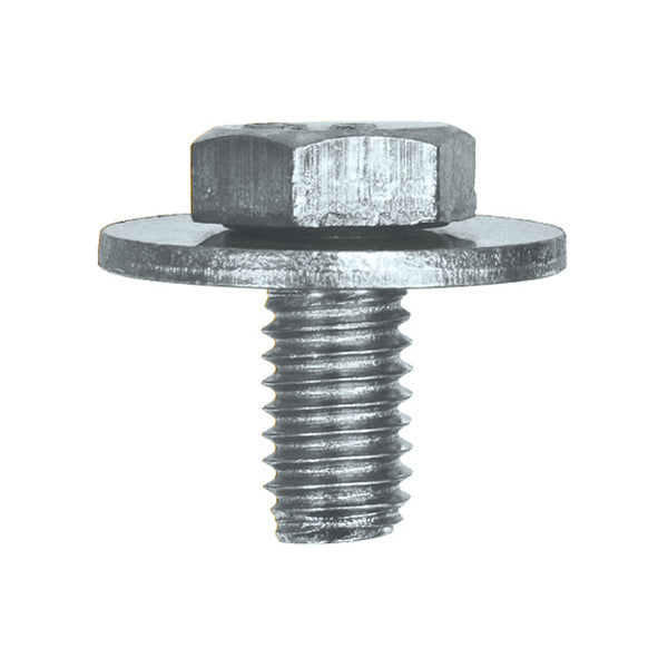 Body Screws - Mercedes Fitment, M6 x 10mm Thread, Ø18mm Washer, Zinc Plated Pack of 50