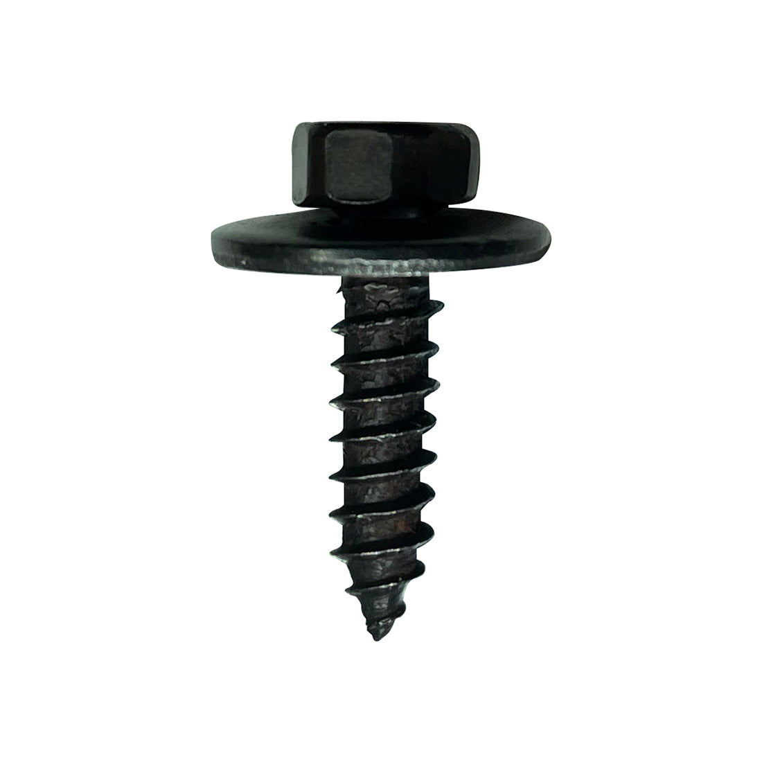 Body Screws - Mercedes Fitment, No. 10 x 3/4" (4.8 x 19mm), Ø15mm Washer, Black Pack of 50
