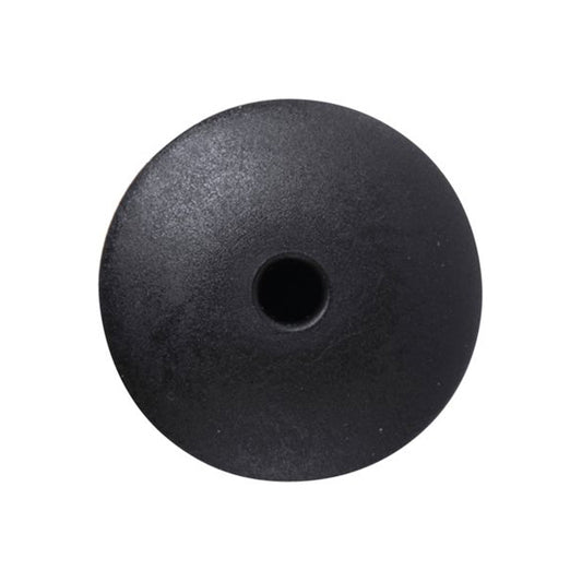 Trim Buttons - Ø28mm x H18.5mm, Ø6mm Hole, Black Pack of 50