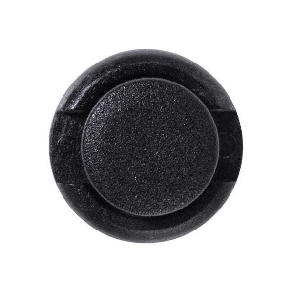 Push Rivet - Black, Ø19.5 x S13mm, Hole Ø9.5mm Pack of 20
