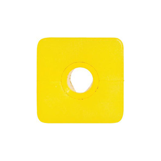 Lock Nut Yellow Diameter 14 x H8mm Hole Diameter 9 Pack of 50