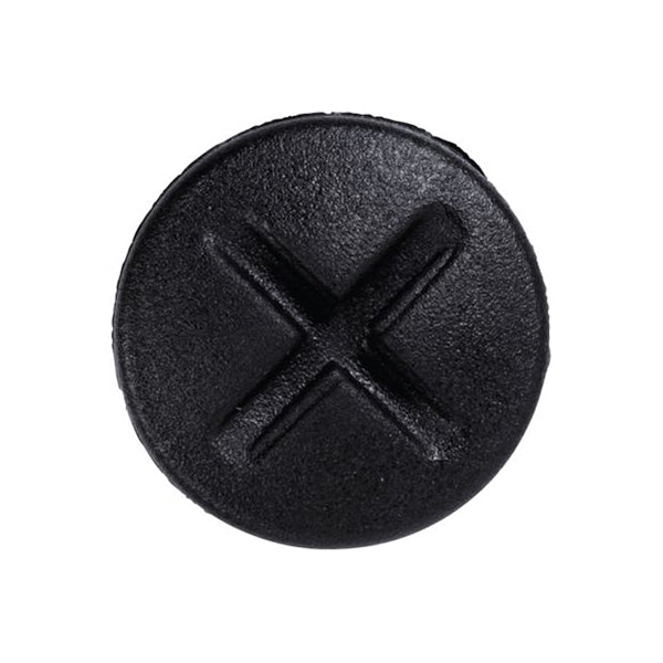 Plastic Retainer - Ø25 x H27mm, Height 28.5mm, Black Finish Pack of 20