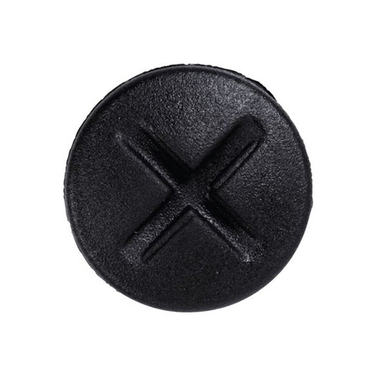 Plastic Retainer - Ø25 x H27mm, Height 28.5mm, Black Finish Pack of 20