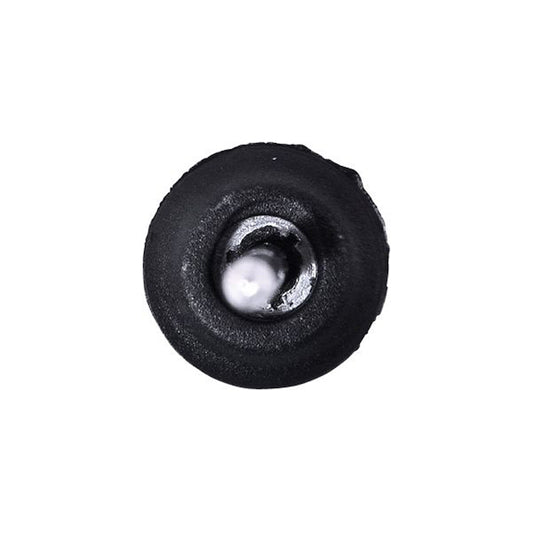 Rivets - 4mm Head Ø x 20mm Length, 11.8mm Flange Ø, Aluminium with Black Plastic Flange Pack of 50