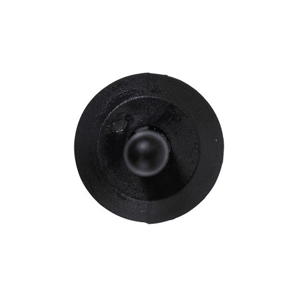Rivets - Black, 12.9mm Flange Ø, 6 x 25mm Head/Length Pack of 50