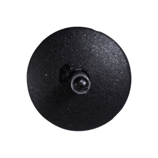 Rivets - Black, 19.7mm Flange Ø, 6 x 19mm Head/Length Pack of 50
