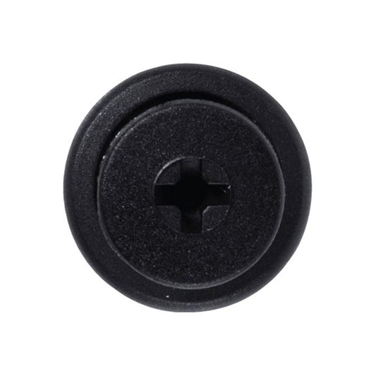 Scrivet Retainers - Ø10mm Hole, Ø20mm Flange x 26mm Stem, Black Pack of 20