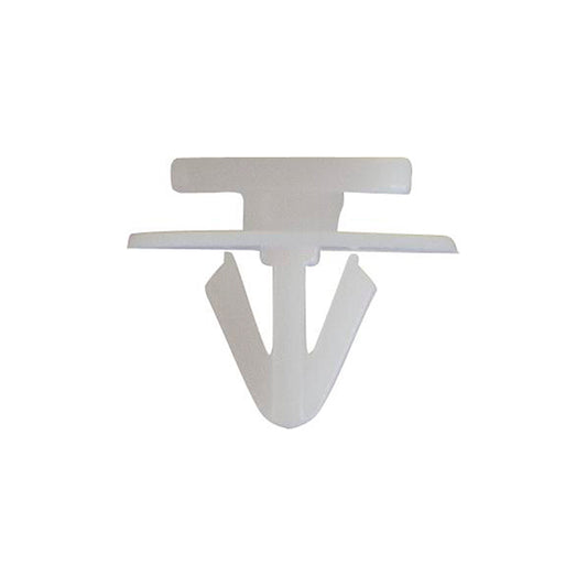 Bumper Retainer Clip - GM Type, 16 x 13mm, Hole Ø 5, White Pack of 20