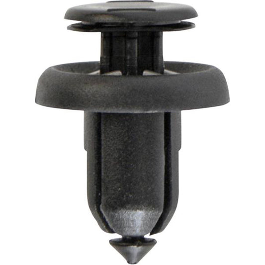 Push Rivet Bumper Clip - For Honda, Black, Ø19.5 x S13mm, Hole Ø9.5mm Pack of 20