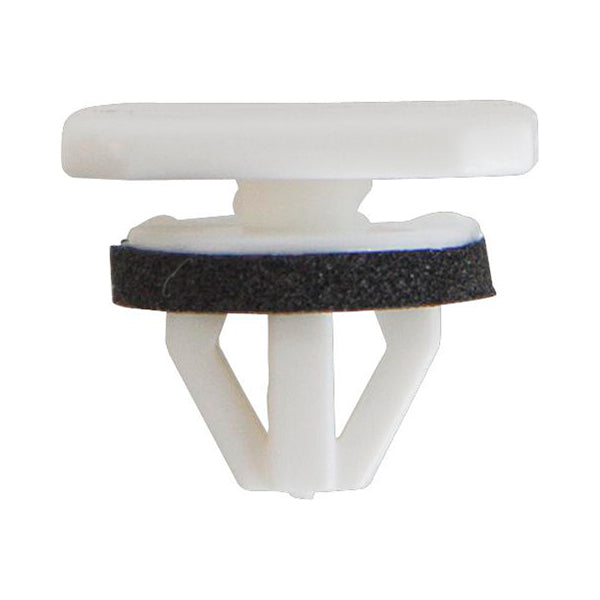 Bumper Retainer Clip - 20 x 15 x 17mm, Hole Ø12, Natural Pack of 20