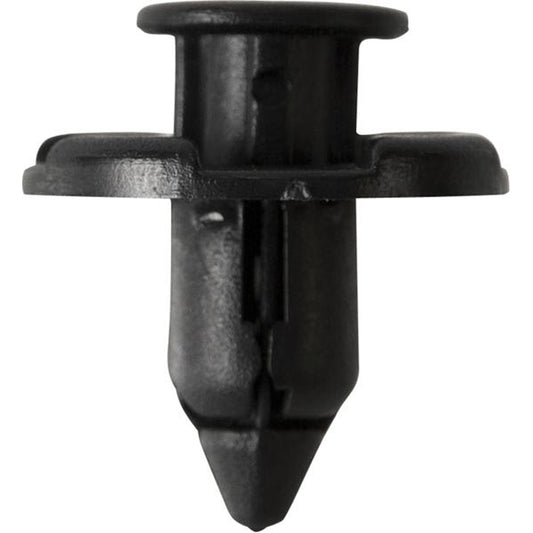Push-Type Bumper Retainer - For Daihatsu/Nissan/Mitsubishi/Toyota, Black, Ø20 x S9mm, Hole Ø8mm Pack of 50