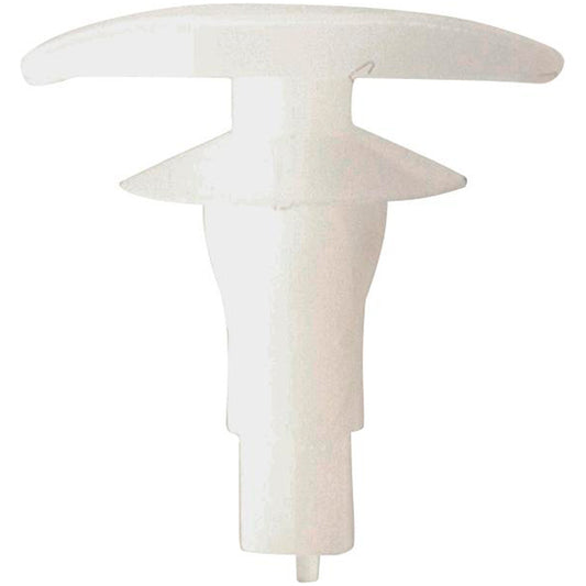 Door Weather Clip - White, Ø4mm Hole, 15 x 9 x 15mm, Fits Citroën/Fiat/Peugeot Pack of 50