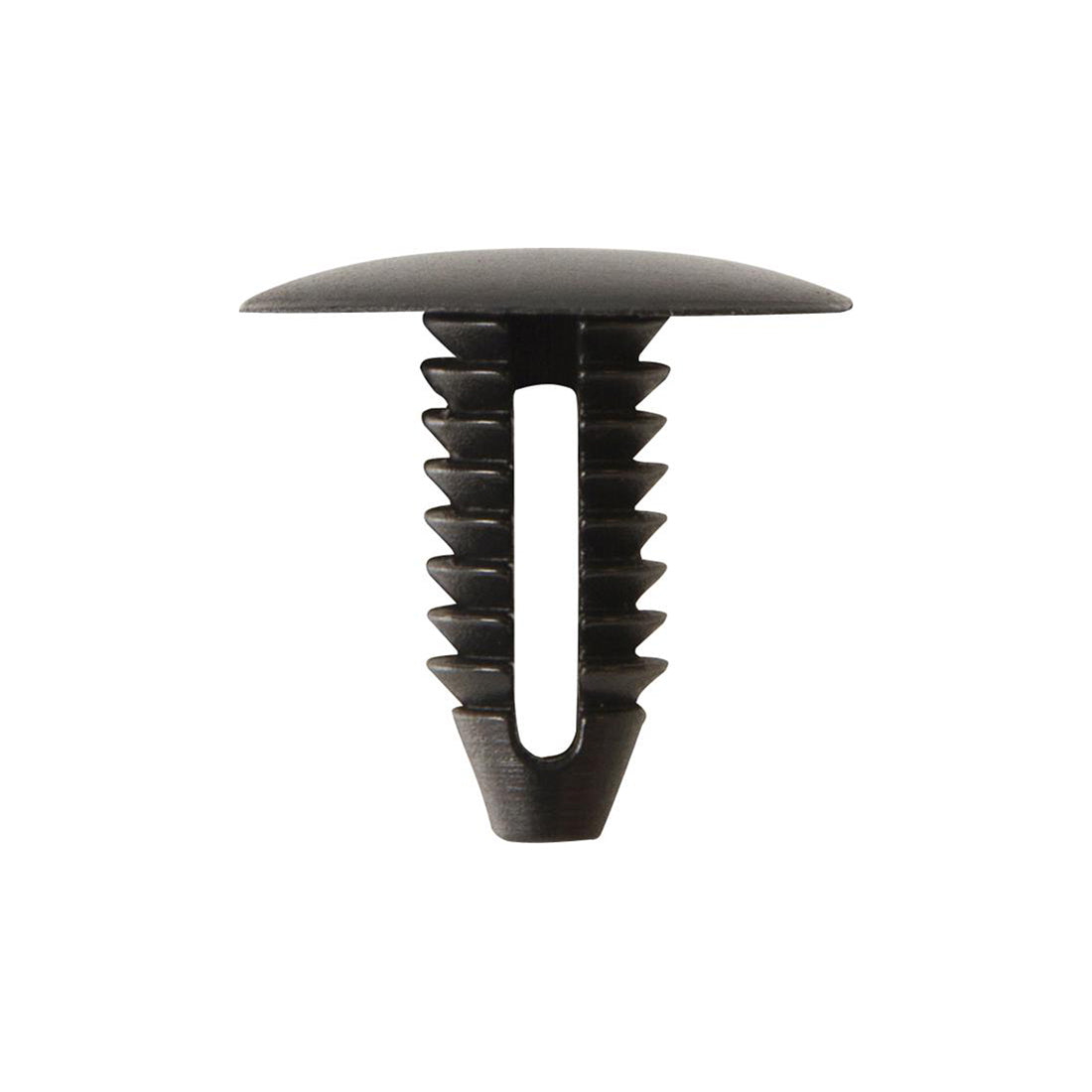 Bumper Shield Retainers - Black, Ø7mm Hole, Ø19 x H18mm, Fits GM/Chrysler/Ford Pack of 50