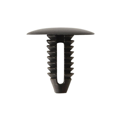 Bumper Shield Retainers - Black, Ø7mm Hole, Ø19 x H18mm, Fits GM/Chrysler/Ford Pack of 50