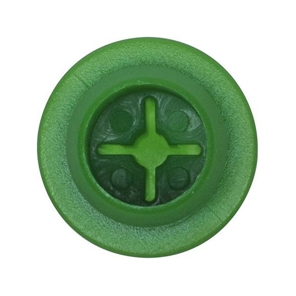 Rear Bumper & Stay Clips Ø21xH36mm Fits Ø12mm Hole Green/Black Pack of 20