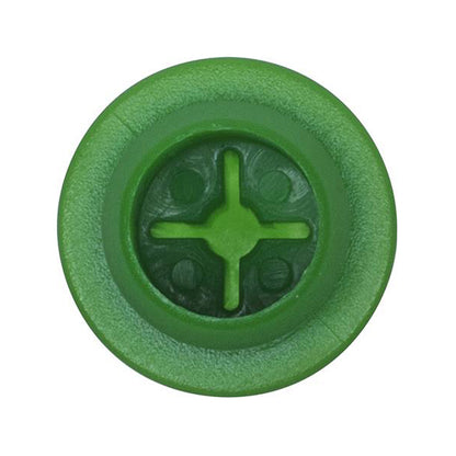 Rear Bumper & Stay Clips Ø21xH36mm Fits Ø12mm Hole Green/Black Pack of 20