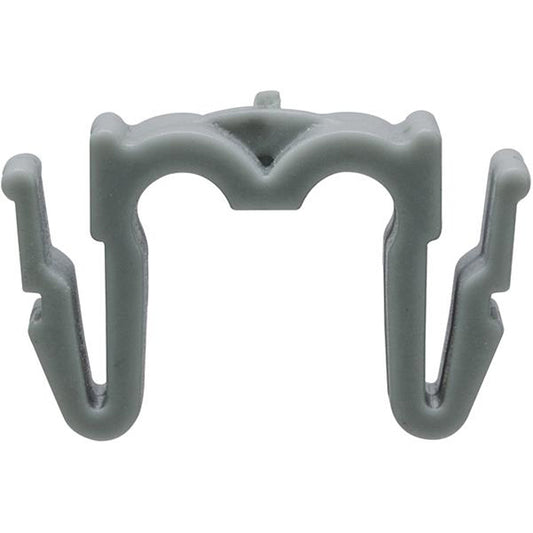 Side Skirt Moulding Clip - 25 x 12 x 16mm, Grey Pack of 20
