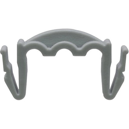 Hose Holder Clip - 33 x 12 x 18mm, Grey Pack of 20