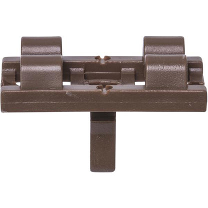 Door Seal Clip - 25 x 14 x 16mm, Brown Pack of 20
