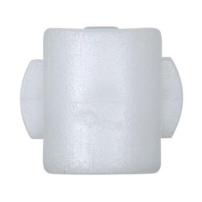 Side Moulding Clip 18x16x21mm Hole Ø8mm White Pack of 20