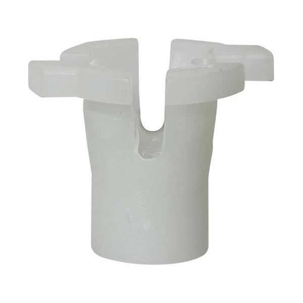 Headlight Clips - 18.5 x 14 x 15mm, Ø9mm Hole, White, Suits VW Pack of 20