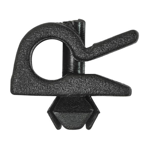 Bonnet Bar Clips - 17 x 10 x 14mm, Black Pack of 20