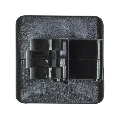 Bonnet Prop Rod Clips 20x20x29mm Hole Ø10mm Black Pack of 20