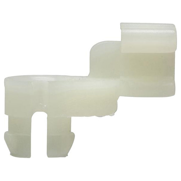 Door Lock Rod Clip - 23 x 9.5 x 18mm, Hole Ø8, Natural Pack of 20