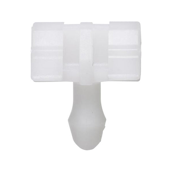 Exterior Rear Moulding Assembly Clip - 17 x 18 x 20mm, White Pack of 20